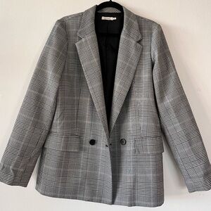 Stripped oversized blazer